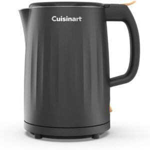 Cuisinart Soho 1 Liter Double Wall Electric Kettle, Black