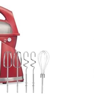Hamilton Beach Classic Stand and Hand Mixer, 4 Quarts, 6 Speeds with QuickBurst, Bowl Rest, 290 Watts Peak Power, Red (64654) & Electric Automatic Can Opener with Auto Shutoff