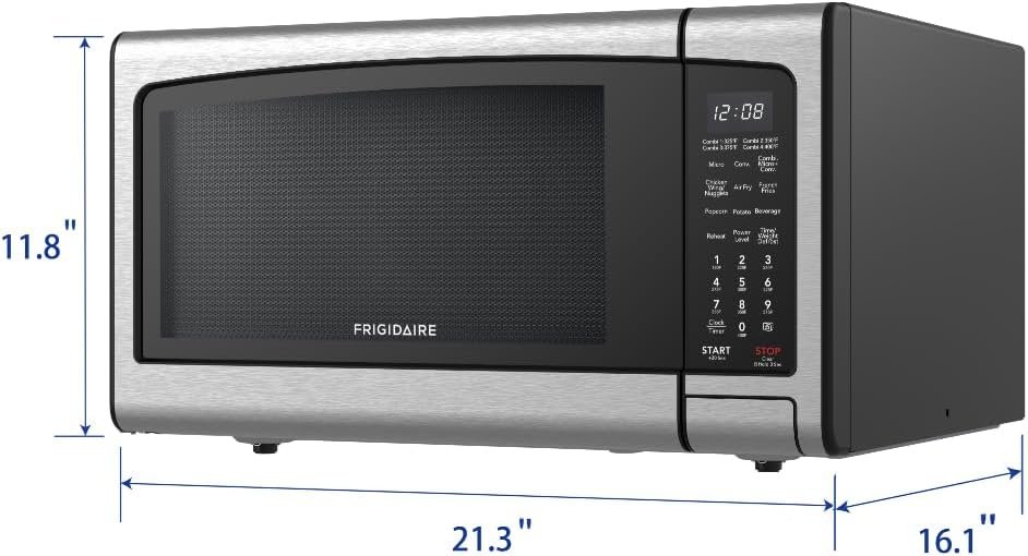 FRIGIDAIRE 1.2 cu ft Microwave, Digital Air Fryer, Convection Oven, Combo-Fry with XL Capacity, Stainless Steel Finish - Image 8