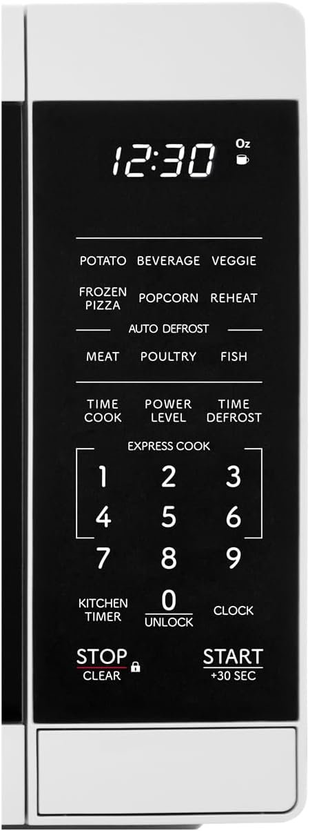 SHARP Compact Countertop Microwave Oven with Removable 10" Carousel Turntable, 700 Watt, 0.7 Cubic Feet, White - Image 6