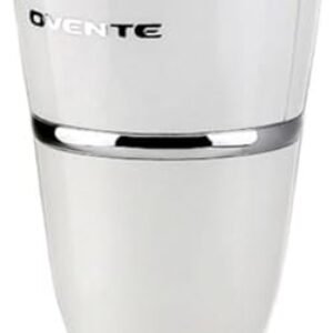 OVENTE Immersion Hand Blender, 300W Electric Handheld Portable Stick Mixer with 2 Mixing Speed and Stainless Steel Blades for Effortless Blending Smoothies, Shakes, Puree or Baby Food, White HS560W