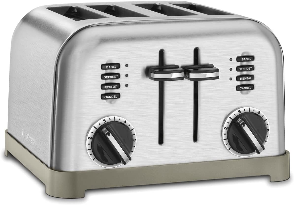 Cuisinart 4 Slice Toaster Oven, Brushed Stainless, CPT-180P1 - Image 5
