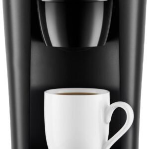 Keurig K-Compact Single-Serve K-Cup Pod Coffee Maker, with 3 Brew Sizes, Smart Start Feature, 36oz Removable Reservoir, Black
