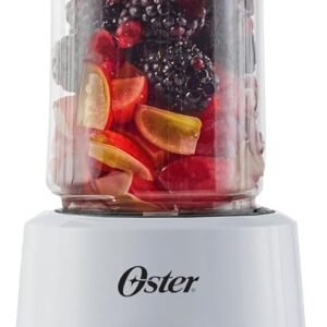 Oster MyBlend Plus Personal Blender 20-Oz BPA-Free Portable 500-Watt with a One-Touch Function Stainless Steel Blade and 3-Year Satisfaction Guarantee