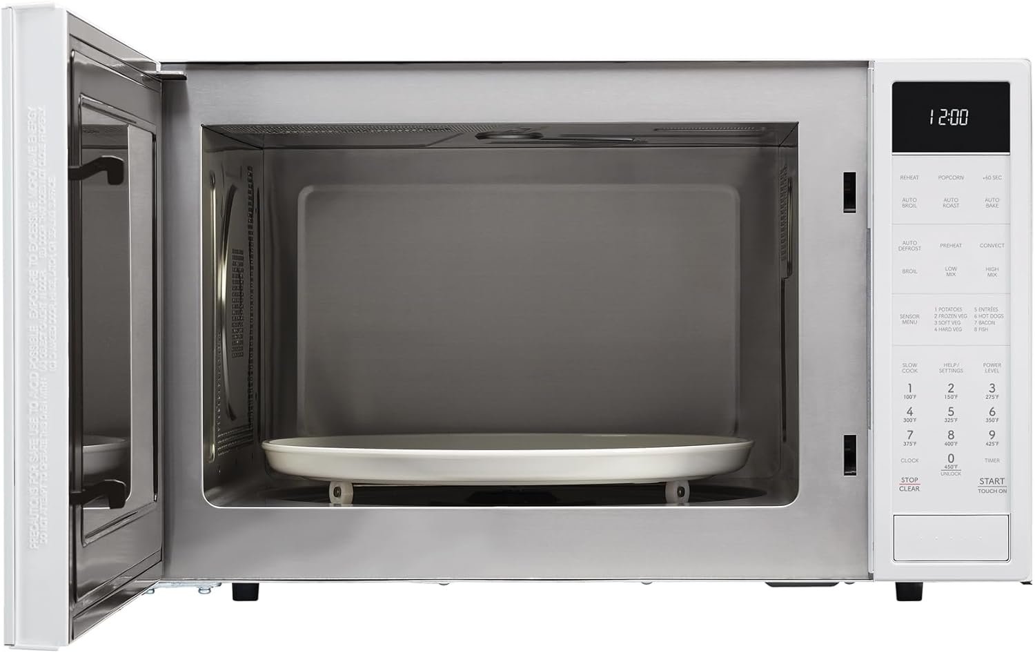 SHARP Convection Countertop Microwave Oven with Removeable 15.4" Carousel Turntable, 1.5 Cubic Feet, 900 Watt, Sensor Cooking, White - Image 3