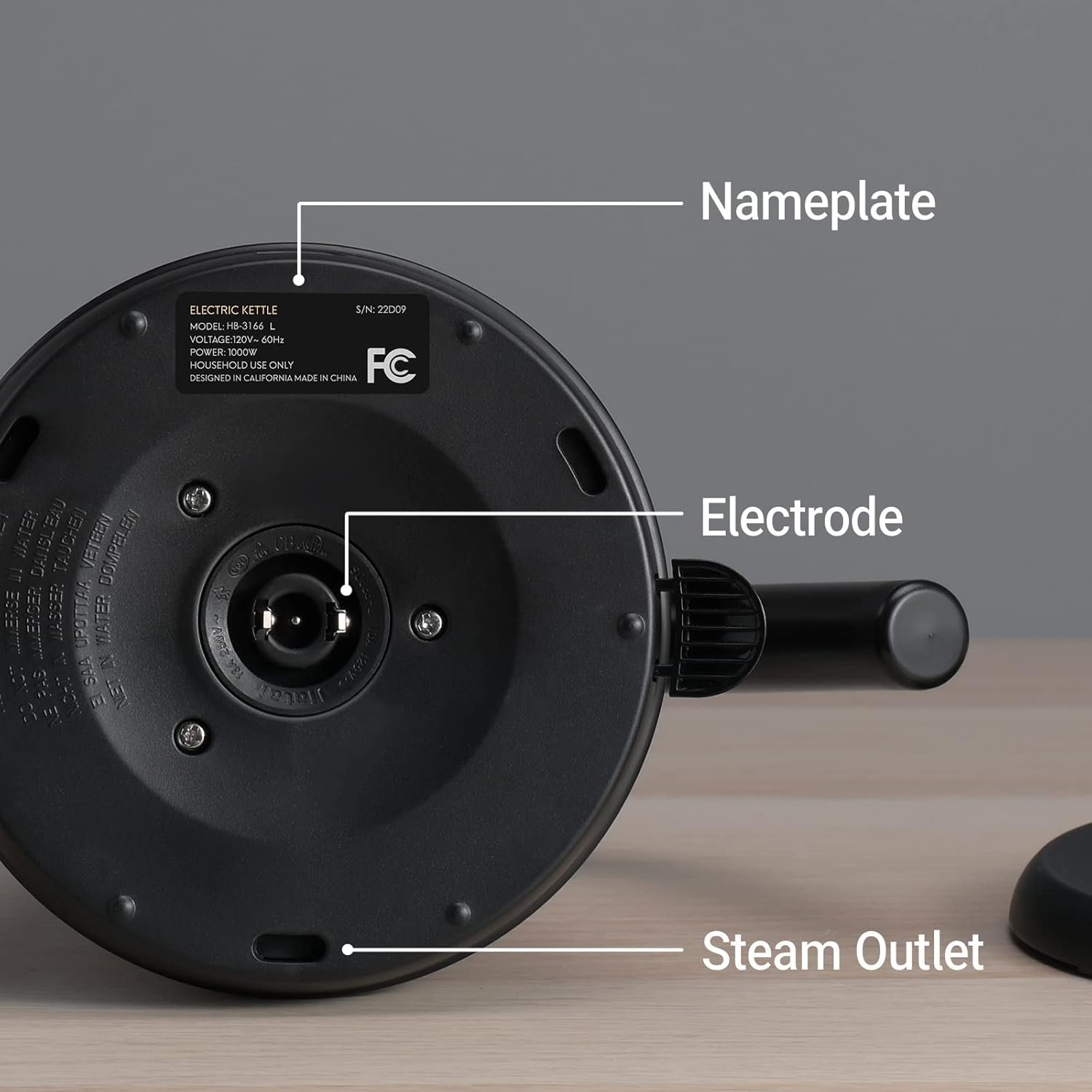 Mecity Electric Kettle Gooseneck Water Kettle Stainless Steel Tea Kettle Water Boiler Fast Heating, Auto Shut Off, 27 fl oz, 1000W, Matte Black - Image 7