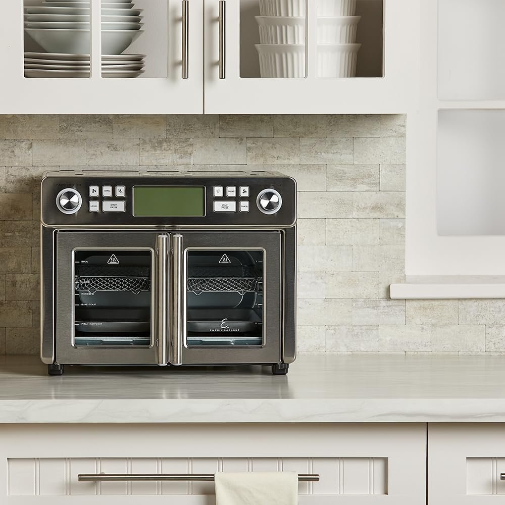 Emeril Lagasse Dual Zone 360 Air Fryer Oven Combo with French Door, 25 QT Extra Large, Cook Two Foods in Different Ways, Up to 60% Faster from Frozen to Finish - Image 6