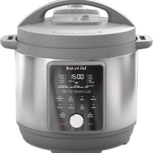 Instant Pot Duo Plus, 6-Quart Whisper Quiet 9-in-1 Electric Pressure Cooker, Slow Rice Steamer, Sauté, Yogurt Maker, Warmer & Sterilizer, Free App with 800+ Recipes, Stainless Steel