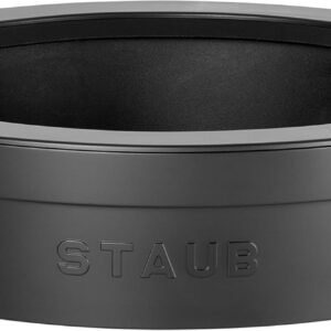STAUB Multi Cooker 9-inch Accessory Ring, 24cm, Black