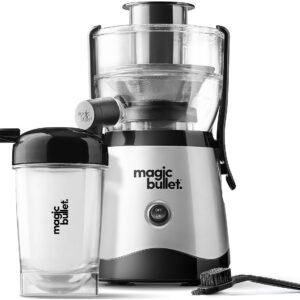Magic Bullet Mini Juicer with Cup, Black and Silver