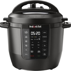 Instant Pot RIO, 7-in-1 Electric Multi-Cooker, PressureCooker, SlowCooker, RiceCooker, Steamer, Sauté, Yogurt Maker, & Warmer, Includes App With Over 800 Recipes, 6 Quart
