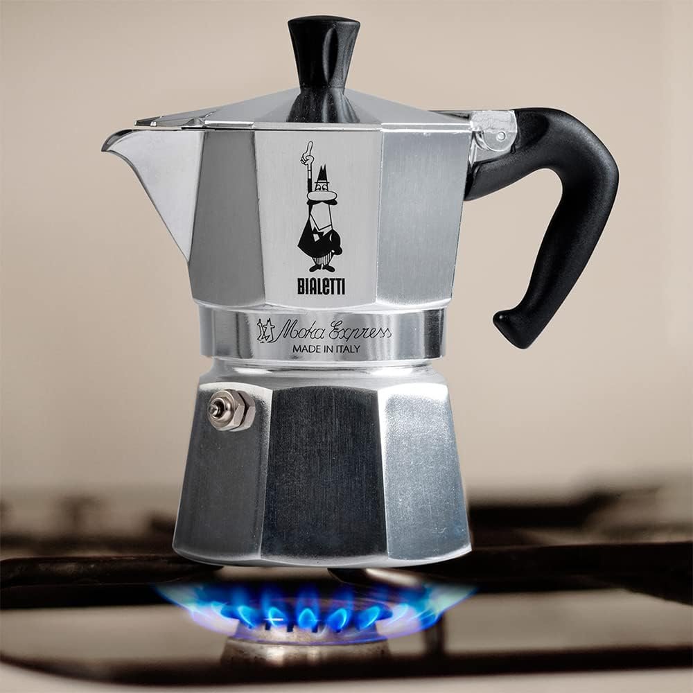Bialetti Moka Express 6 Cup, 1 EA, silver, 6800, 06800 - Image 3