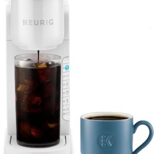 Keurig K-Iced Coffee Maker, Single Serve K-Cup Pod Iced Coffee Maker, With Hot and Cold Coffee Capabilities, Brews Any K-Cup Pod, White