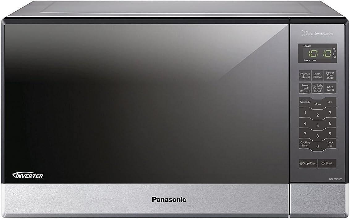 Panasonic Microwave Oven NN-SN686S Stainless Steel Countertop/Built-In with Inverter Technology and Genius Sensor, 1.2 Cubic Foot, 1200W - Image 2