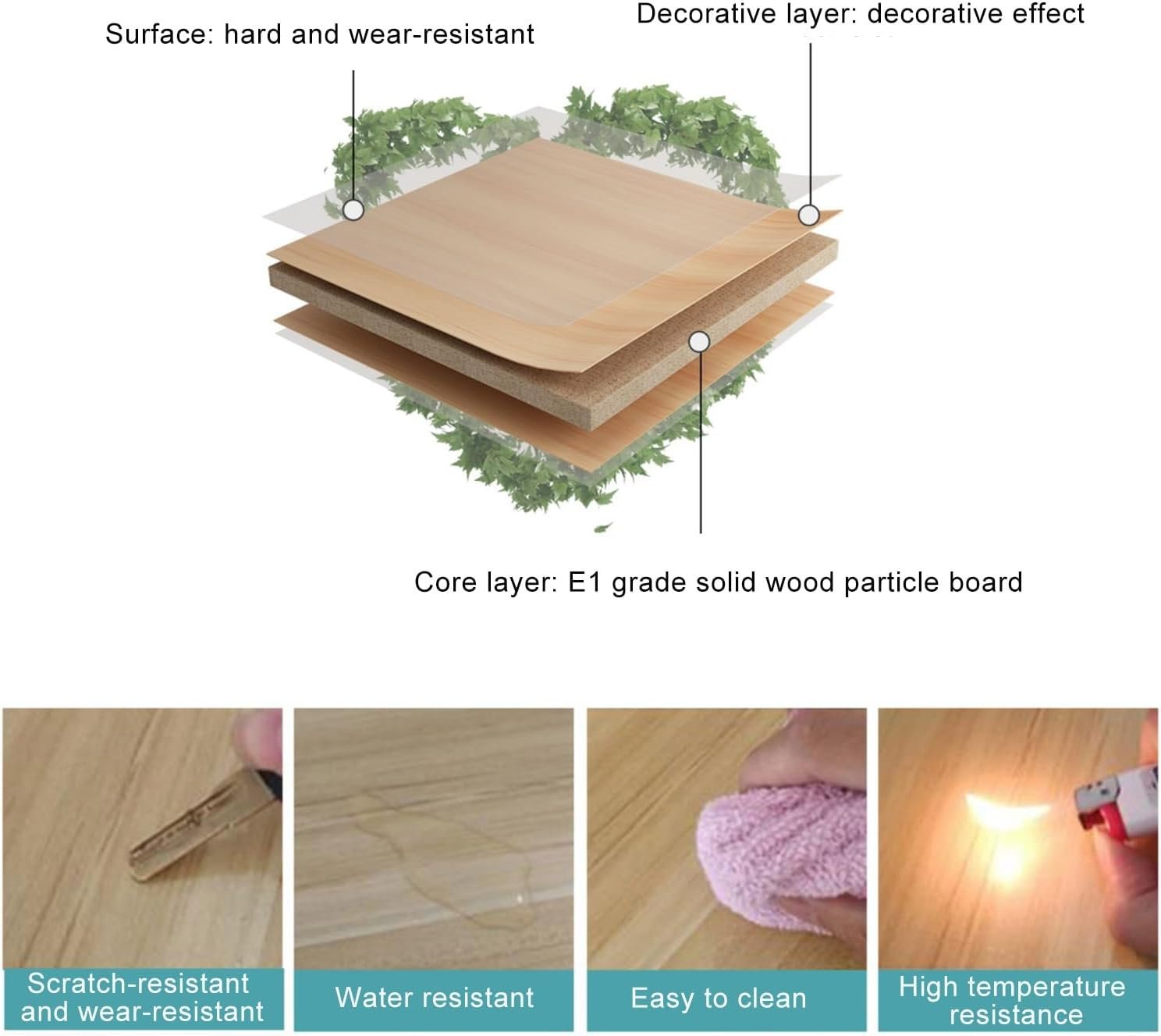 Microwave Stand with Storage Cabinet, Kitchen Baker's Rack, Utility Sideboard Shelf for Kitchen, Living Room & Bedroom, Space-Saving Microwave Oven Rack - Brown - Image 4