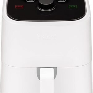 Instant Pot Vortex 2QT Mini Air Fryer,Small Air fryer that Crisps,Reheats, Bakes, Roasts for Quick Easy Meals,Includes over 100 In-App Recipes,is Dishwasher-Safe,from the Makers of Instant Pot, White
