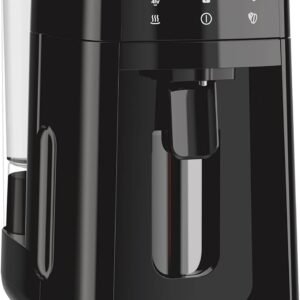 Hamilton Beach One Press Programmable Dispensing Drip Coffee Maker with 12 Cup Internal Brew Pot, Removable Water Reservoir, Black Next Gen (47600)