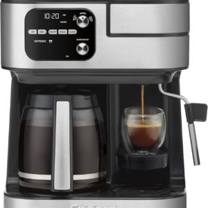 Cuisinart Coffee Center Barista Bar 4-in-1 Coffee Maker, Single-Serve Pods Compatible, Coffeemaker, Three Brewing Sizes, SS-4N1NAS, Black