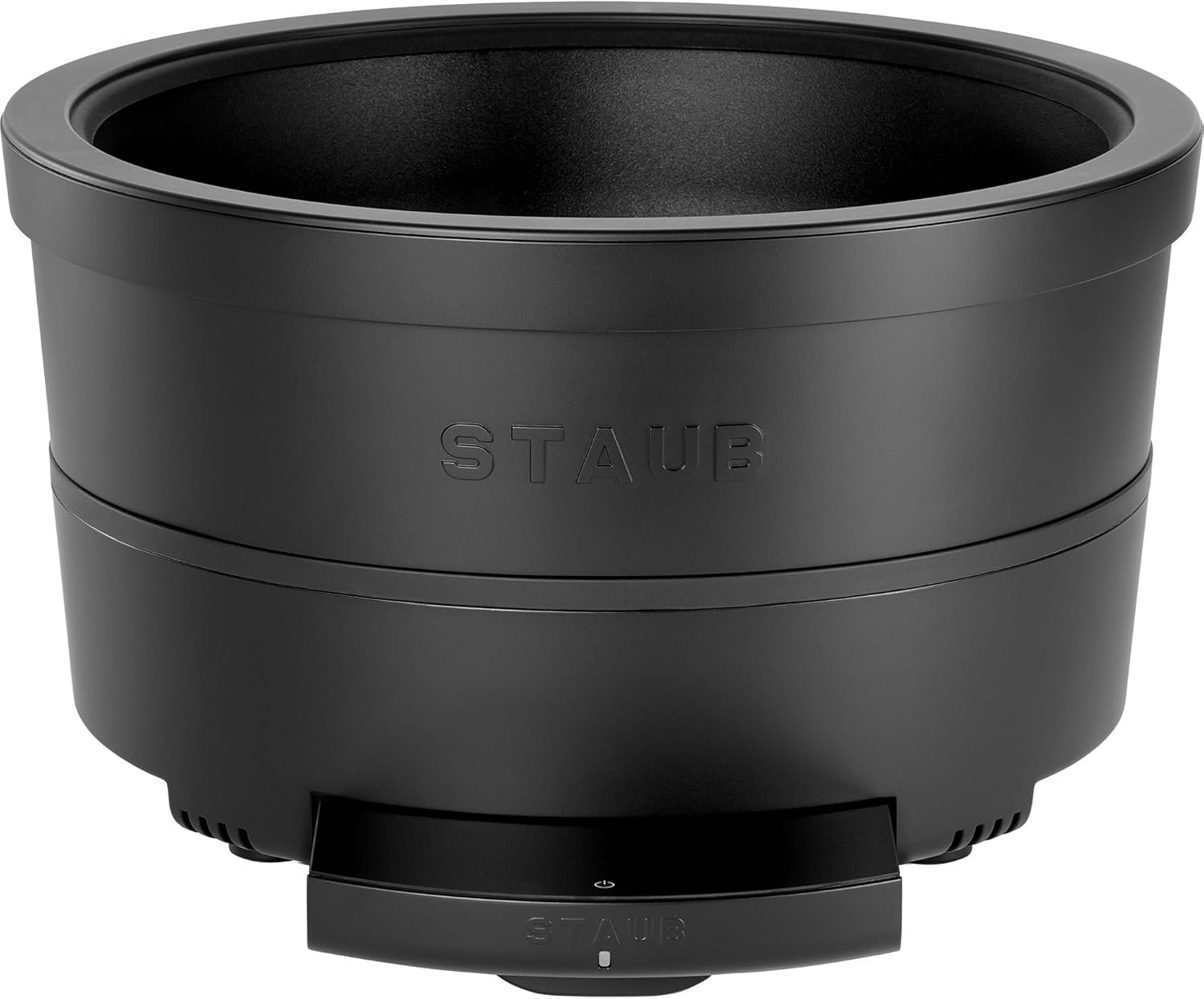 Staub Precision Induction Multi Cooker: Braise, Brown, Steam, Slow Cook and Warm with your Staub Dutch Oven, Matte Black, Dutch Oven Sold Separately - Image 2