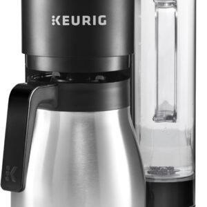 Keurig K-Duo Plus Single Serve & Carafe Coffee Maker, Multi-Position 60oz Removable Reservoir, Programmable Auto Brew Carafe, Black