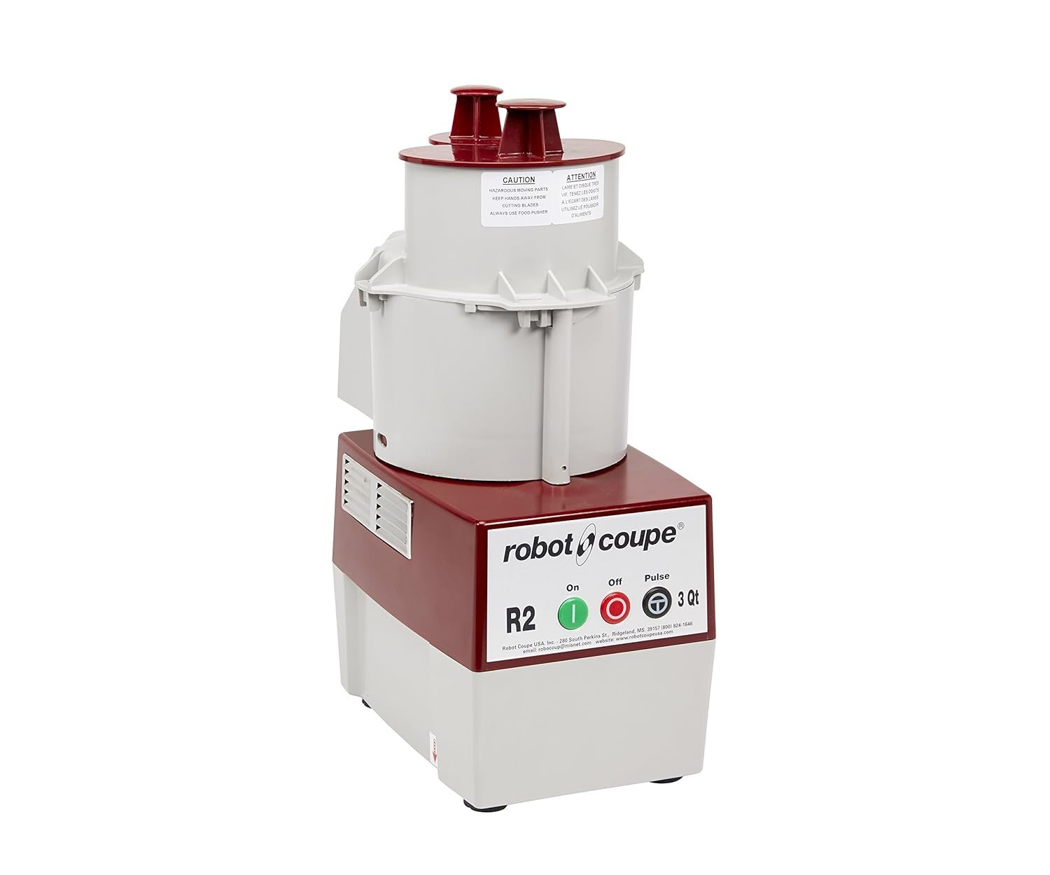 Robot Coupe - 4581 R2N Continuous Feed Combination Food Processor with 2.9 L Polycarbonate Bowl, 1-HP, 120-Volts - Image 4