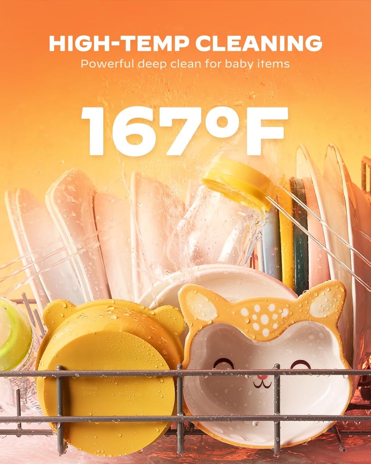 Silonn Portable Countertop Dishwasher | Smart App Control, Triple-Jet Cleaning, Built-In Water Tank & Dual Supply | Compact for Dorm, Apartment, RV - Image 6