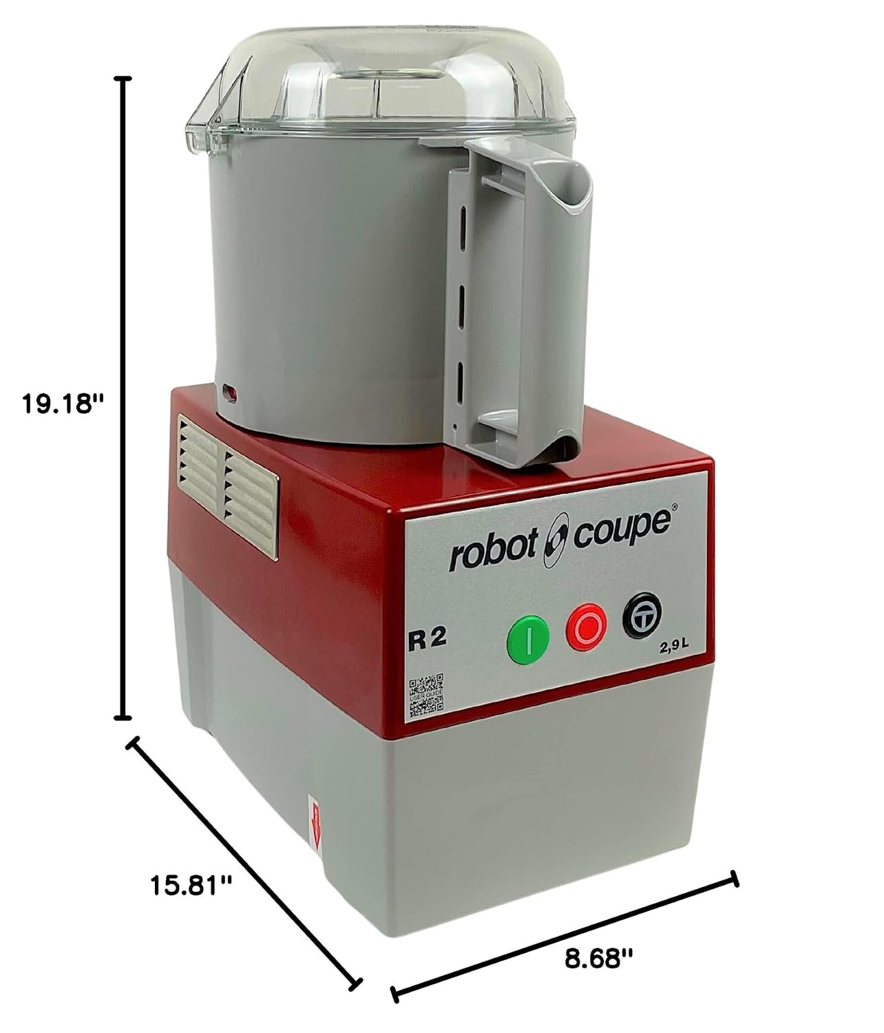 Robot Coupe - 4581 R2N Continuous Feed Combination Food Processor with 2.9 L Polycarbonate Bowl, 1-HP, 120-Volts - Image 10