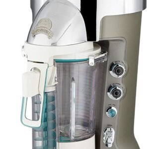 Margaritaville Bali Frozen Concoction Maker with Self-Dispensing Lever Automated Drink Mixer for Smoothies Margaritas Daiquiris and Colada 60 oz. Jar Gray