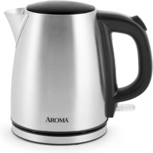Aroma Housewares 1.0L / 4-cup Stainless Steel Electric Kettle (AWK-267SB)