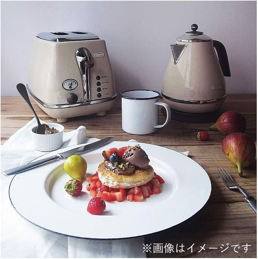 Delonghi Electric kettle (1.0L)「ICONA Vintage Collection」KBOV1200J-BG (Dolce Beige)【Japan Domestic genuine products】 - Image 6