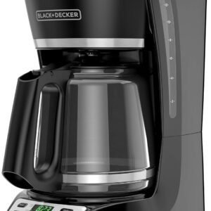 BLACK+DECKER 12-Cup* Programmable Coffeemaker, Black