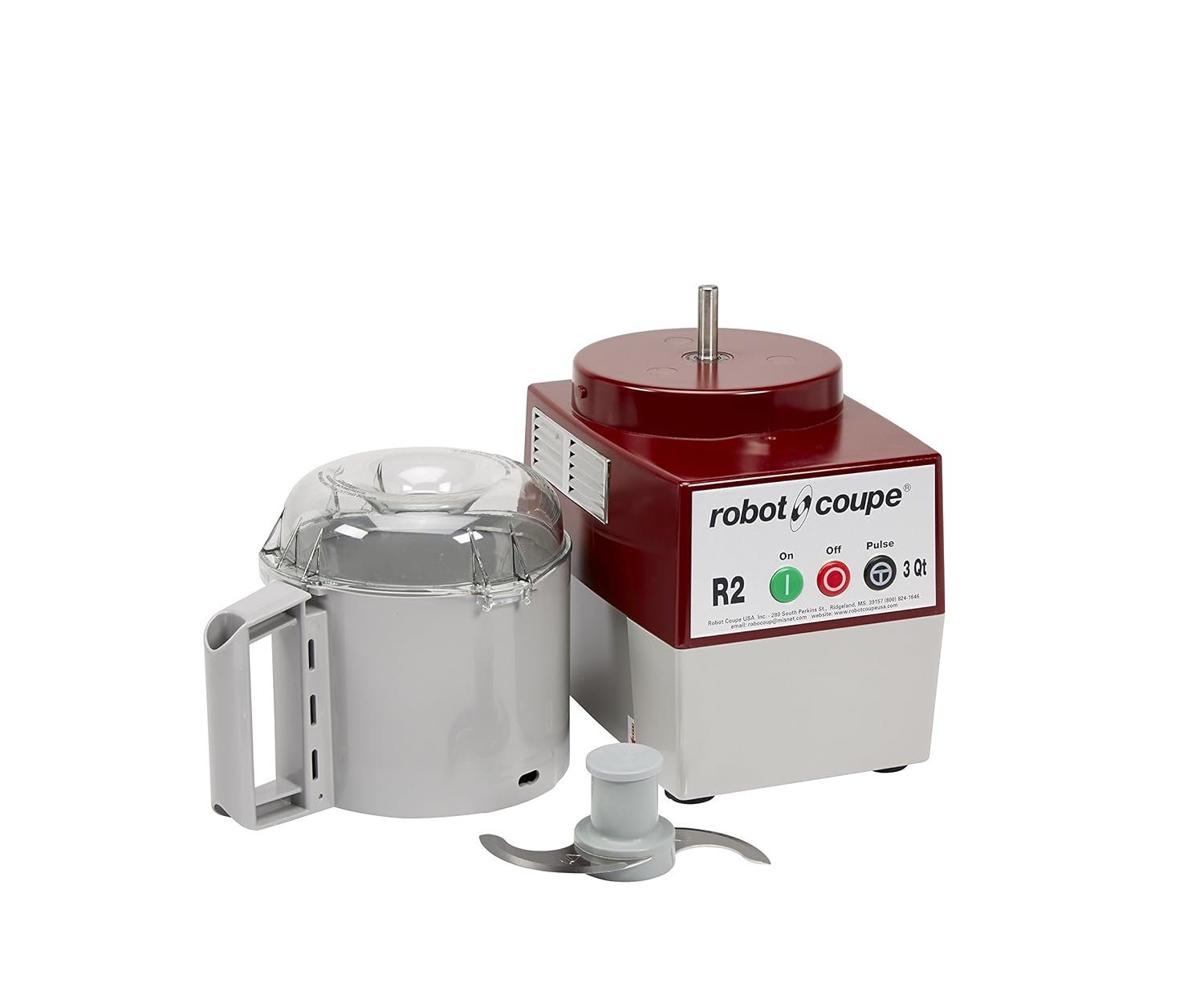 Robot Coupe - 4581 R2N Continuous Feed Combination Food Processor with 2.9 L Polycarbonate Bowl, 1-HP, 120-Volts - Image 2