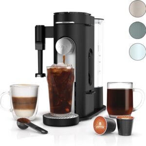 Ninja | Coffee Maker | Single Serve |Brew with Coffee Pods & Grounds| Compatible with K-Cup Coffee Pods | 4 Brew Styles, up to 24oz Cup Sizes & 56oz Removable Reservoir | Black | PB051