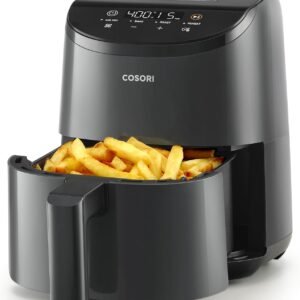 COSORI Air Fryer 2.1 QT, Small & Mini 4-in-1 airfryer Ideal for Simple Meals and Snack, Easy to Leftover Food to Crispy, Up to 97% Less Oil, 30 In-App Recipes, Nonstick & Dishwasher-Safe Basket