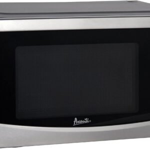 Avanti MT09V3S Microwave Oven 900-Watts Compact with 10 Power Levels and 6 Pre Cooking Settings, Speed Defrost, Electronic Control Panel and Glass Turntable, 0.9-Cu.Ft, Stainless Steel