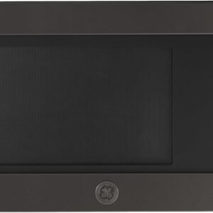 GE GCST16S1WTS Microwave Oven, 1,150-watt 8 Auto Cooking Settings, Child-Lock Technology, Kitchen Essentials for The Countertop, Dorm Room or Apartment, 1.6 Cu. Ft, Black Stainless