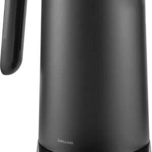 ZWILLING Enfinigy Cool Touch 1-Liter Electric Kettle Pro, Cordless Tea Kettle & Hot Water, Black