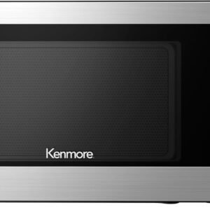 Kenmore KMCMWP09S2-09 Countertop Microwave 6 Auto-Preset Menus, Child Lock, Defrost & Express Cooking Features, 900 Watt, 0.9 Cu Ft, Stainless Steel