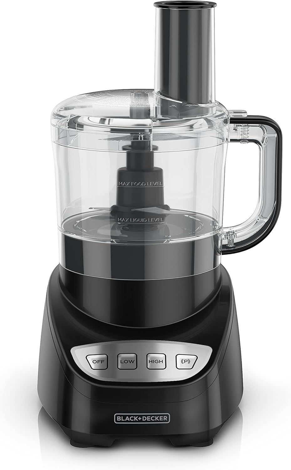 BLACK+DECKER Food Processor and Vegetable Chopper, Stainless Steel Blade, 8-Cup Capacity, 450W Power with Attachments to Grate, Shred, Slice, Mince, Grind, and Puree - Image 2