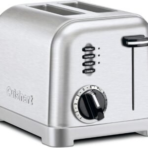 Cuisinart CPT-160 Metal Classic 2-Slice Toaster, Brushed Stainless