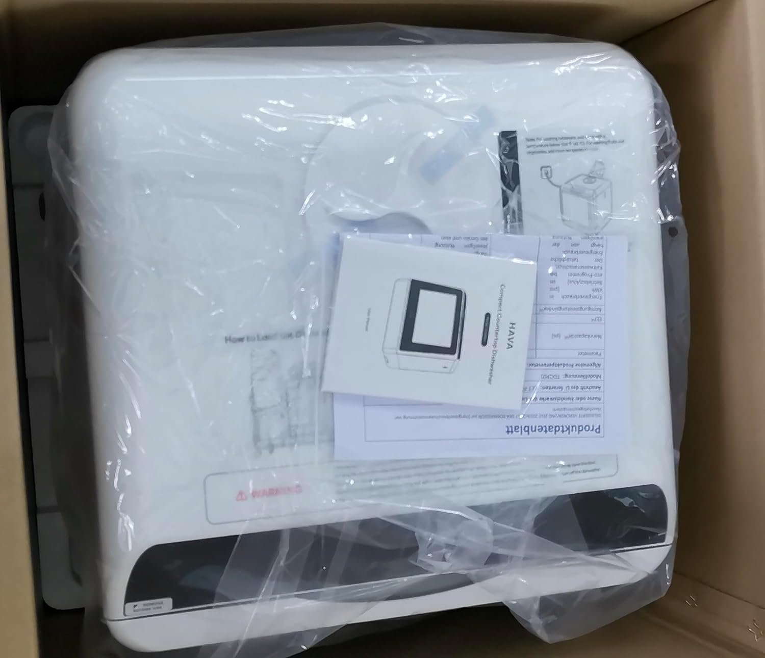 HAVA Countertop Dishwasher, 6 Programs Portable Dishwashers with 5L Built-in Water Tank, No Hookup Needed, Baby Care & Air-Drying Function for Apartments and RVs - Image 12