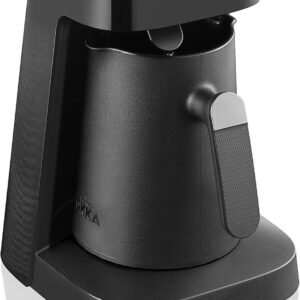 Arzum Okka Jet Automatic Turkish Coffee Maker, Black/Chrome (OK0017-KUL)