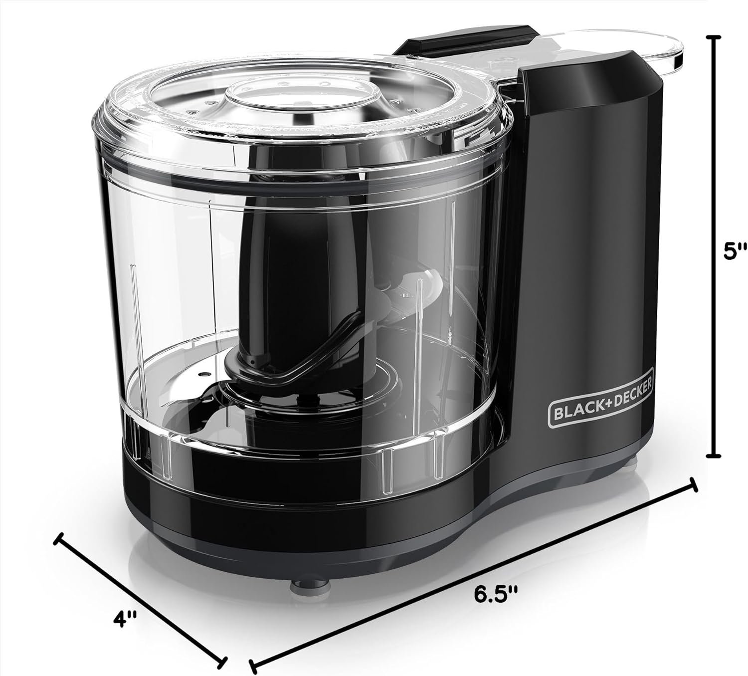 BLACK+DECKER 1.5-Cup Electric Food Chopper, One Touch Pulse, 150W Motor, Stay-Sharp Blade, Dishwasher Safe - Image 8