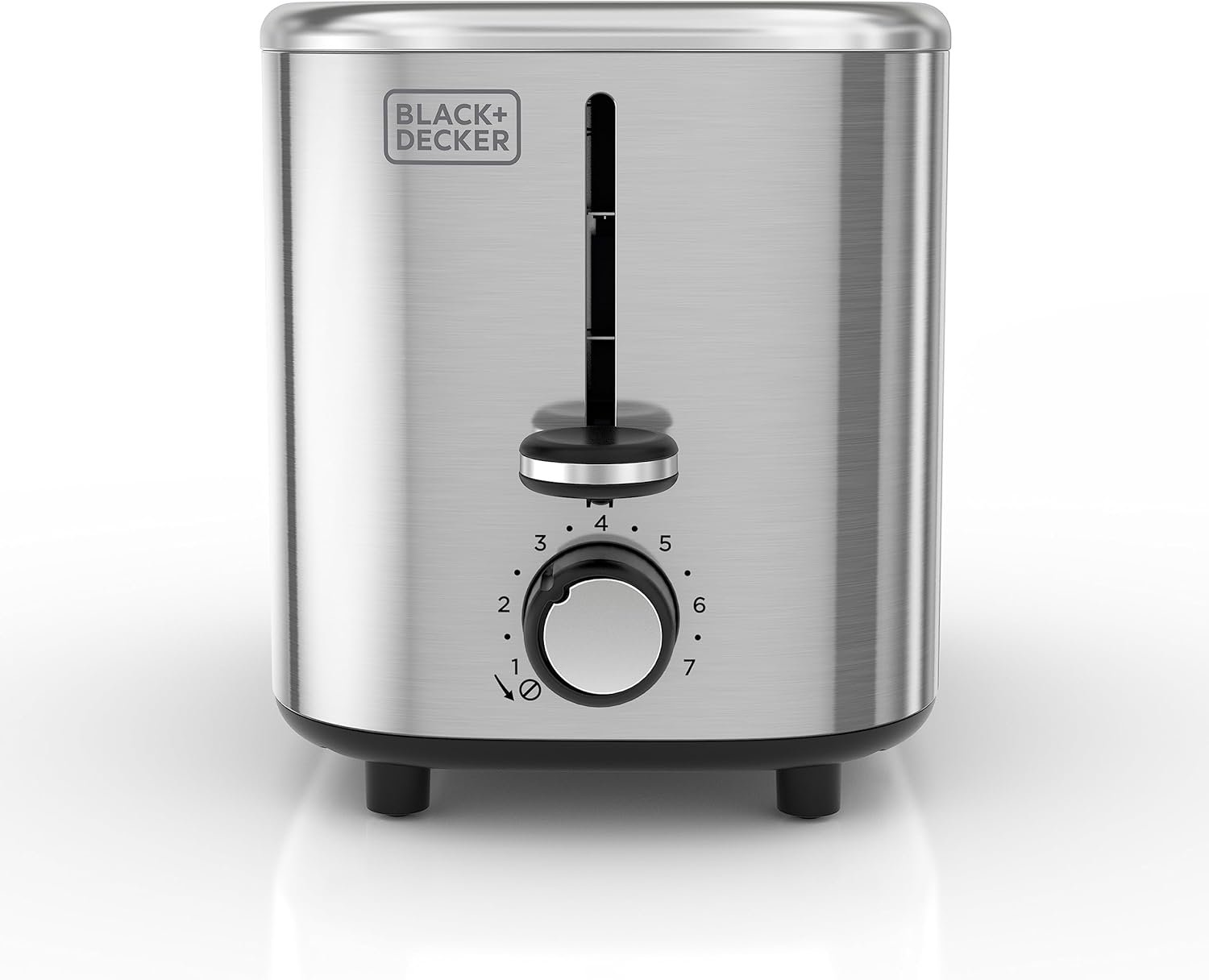 BLACK+DECKER® 2-Slice Toaster with 7 Toast Shade Settings, Extra-Wide Slots for Bagels, Stainless Steel Exterior Finish - Image 2