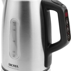 AROMA® Professional 1.7L / 7-Cup Electric Stainless Steel Kettle (AWK-1810SD)