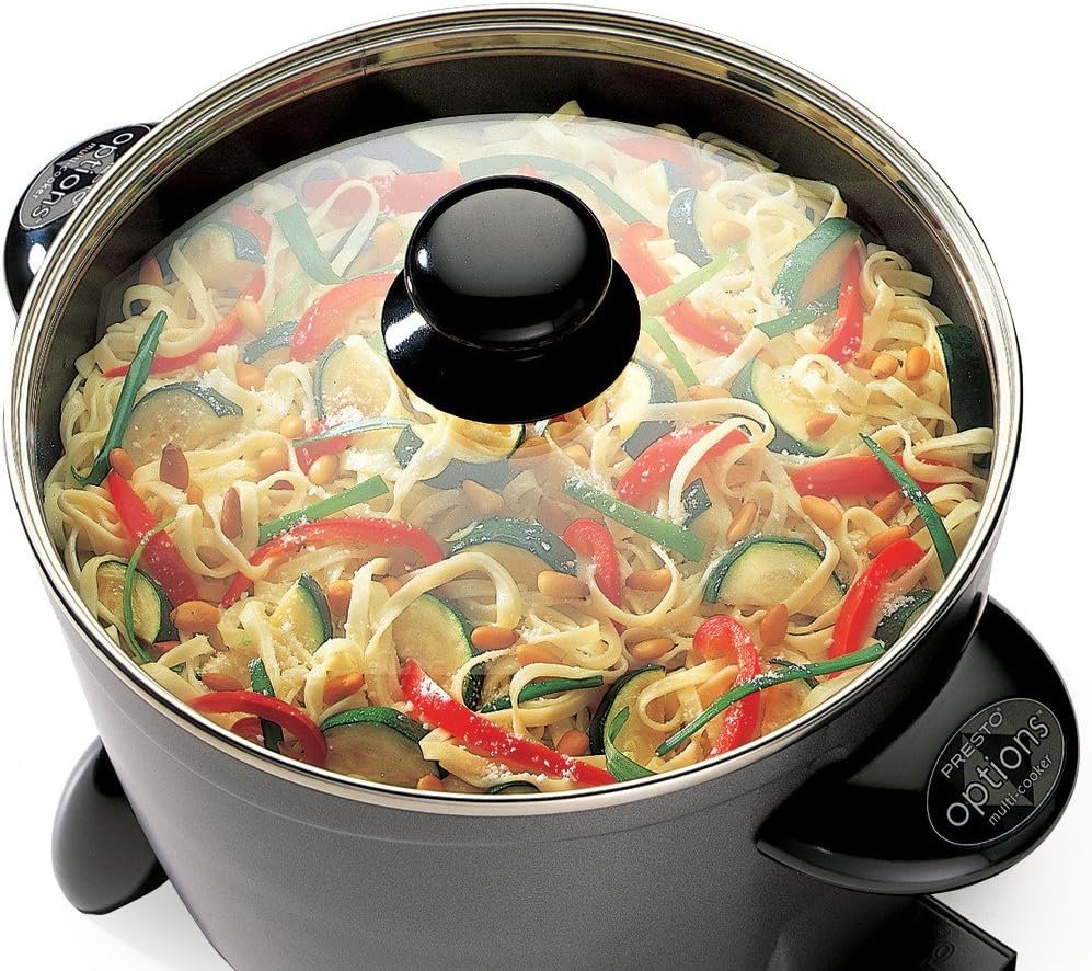 Presto 06003 Options Electric Multi-Cooker, Steamer - Image 3