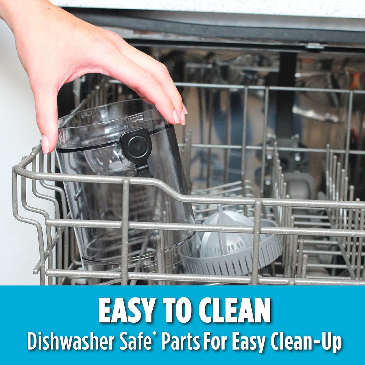 Hurricane Juicer, Powerful Cordless Juice Extractor Machine, Compact Design Fruit Juicer with Dishwasher-Safe Parts, Rechargeable 500 RPM Electric Juicer for Oranges, Berries & More - Image 5