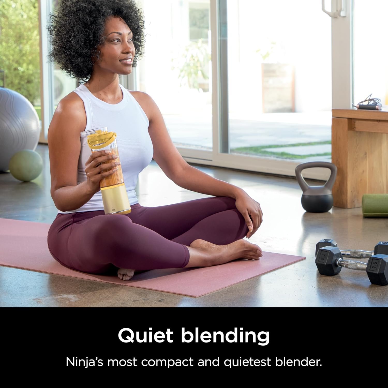 Ninja Blast Portable Blender, Cordless, 18oz. Vessel, Personal Blender For-Shakes and Smoothies, BPA Free, Leakproof-Lid and Sip Spout, USB-C Rechargeable, Dishwasher Safe, Lemon Meringue, BC151LB - Image 3