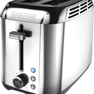 BLACK+DECKER TR3500SD Rapid Toast 2-Slice Toaster, Stainless Steel