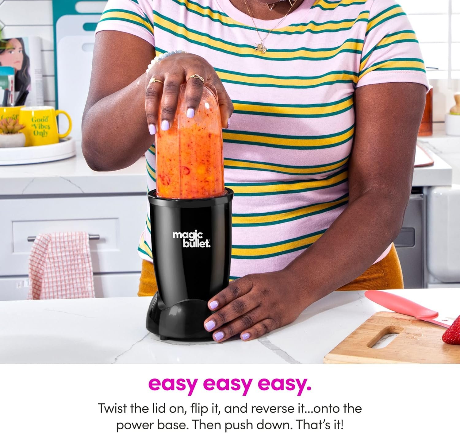 magic bullet Blender, Small, Black, 11 Piece Set - Image 7